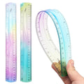 2 Pcs Flexible Ruler, 12 Inch Bendable Ruler by Unknown