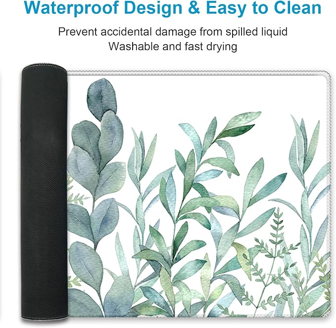 XXL Waterproof Office Desk Pad Protector 31.5x11.8 Inch - Image 5