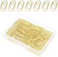 100 Pcs Love Heart Shaped Paper Clips, 0.78inch Cute Mini Paperclips by yuntop