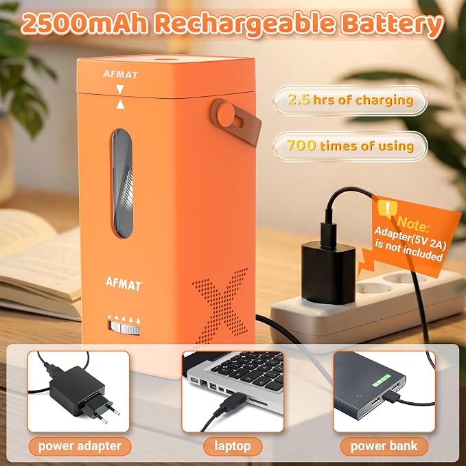 AFMAT Electric Pencil Sharpener, Fully Automatic Pencil Sharpener, Auto in & Out - Image 5