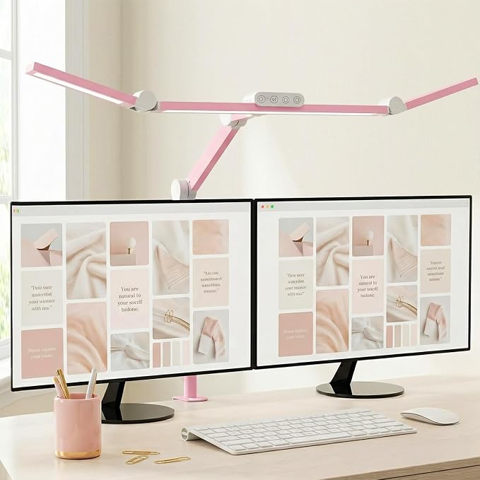 Micomlan Architect Desk Lamp for Home Office, 24W Bright Rotatable Led Table by Micomlan
