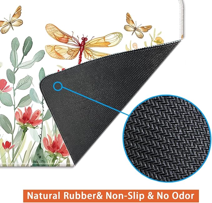 Keyboard Mat, Large Mouse Pad, Watercolor Flower - Image 5