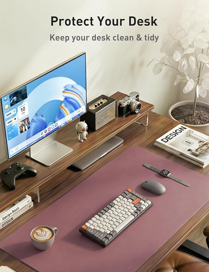 Aothia Faux Leather Desk Mat - Image 8