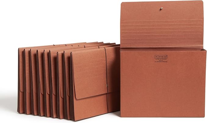 Smead Redrope Expanding File Wallet, Expanding File Organizer, Accordion Folder by SMEAD