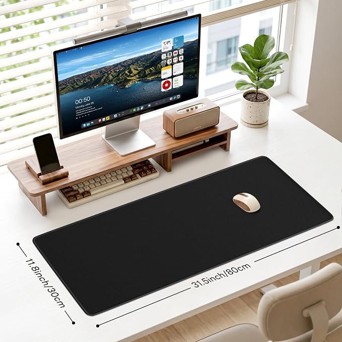Desk Mat, Big Desk Pad, 31.5x11.8 Inches Extended Big Gaming Mouse Pad - Image 3