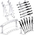 Teling 4 Pieces Pen Display Stand Acrylic pen Holder Clear Pen Stand Rack by Teling