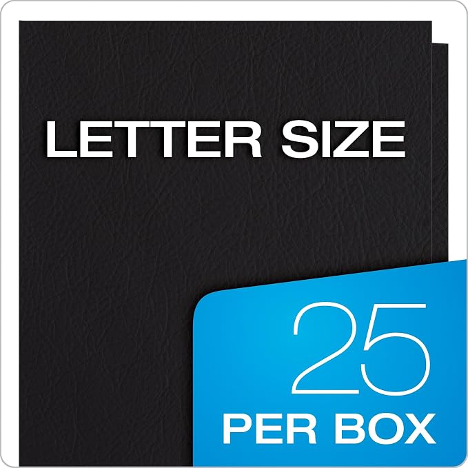 Oxford Twin-Pocket Folders, Textured Paper, Letter Size, Holds 100 Sheets - Image 7