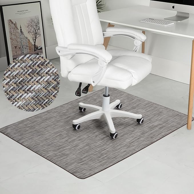 Chair Mat for Hardwood & Tile Floor, Anti Slip, Floor Protector for Home Office by RccugmatS