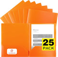 pmybupo Plastic Folders with Pockets, 2 Pocket Poly Folders by pmybupo