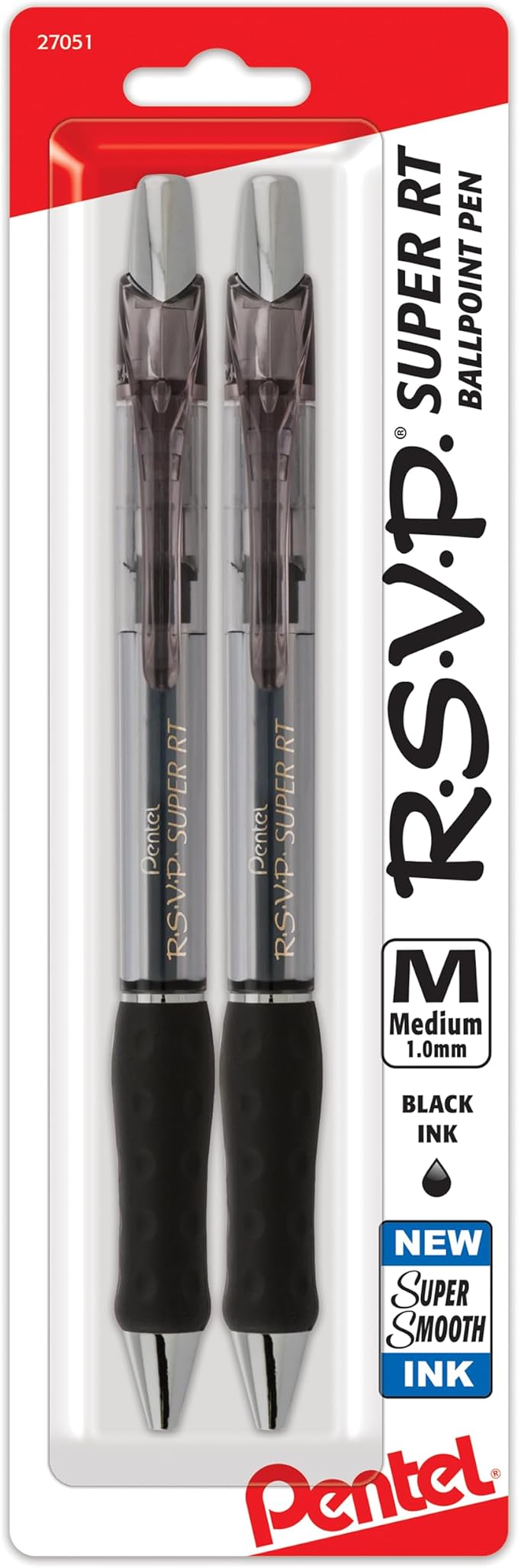 Pentel RSVP Super RT Ballpoint Pen, Medium Line by PentelofAmerica