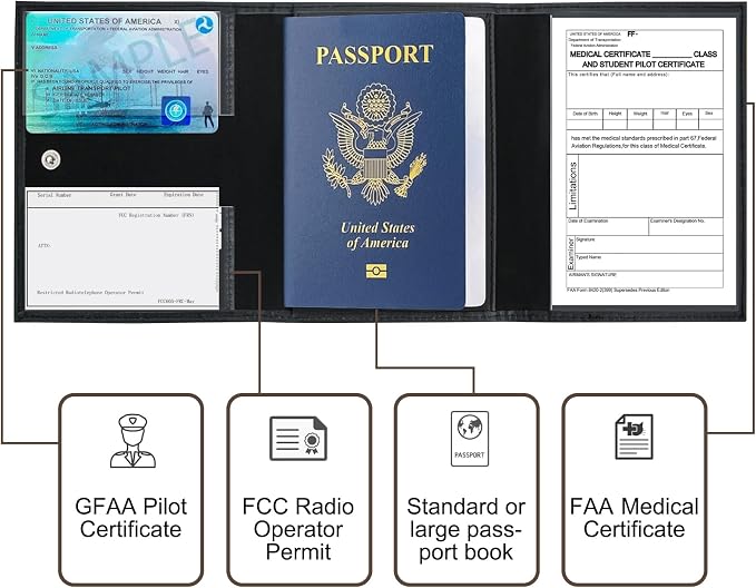 Pilot Wallet Passport Holder - Image 2