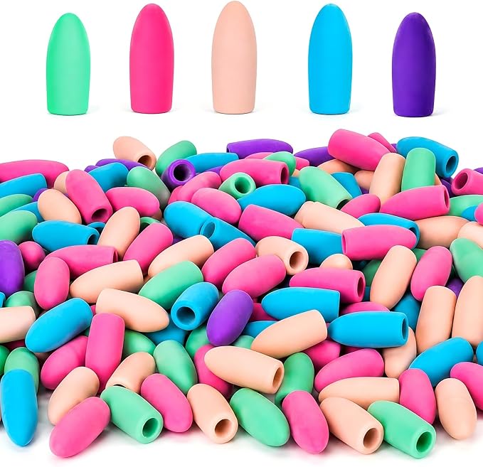 Sukh Cap Erasers for Pencils Pulk by Sukh