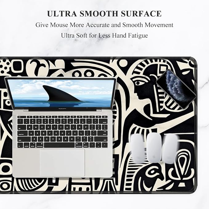 Auhoahsil Desk Mat, Ultra Large Mouse Pad, XXL Gaming Mousepad, Pretty Desk Pad - Image 3