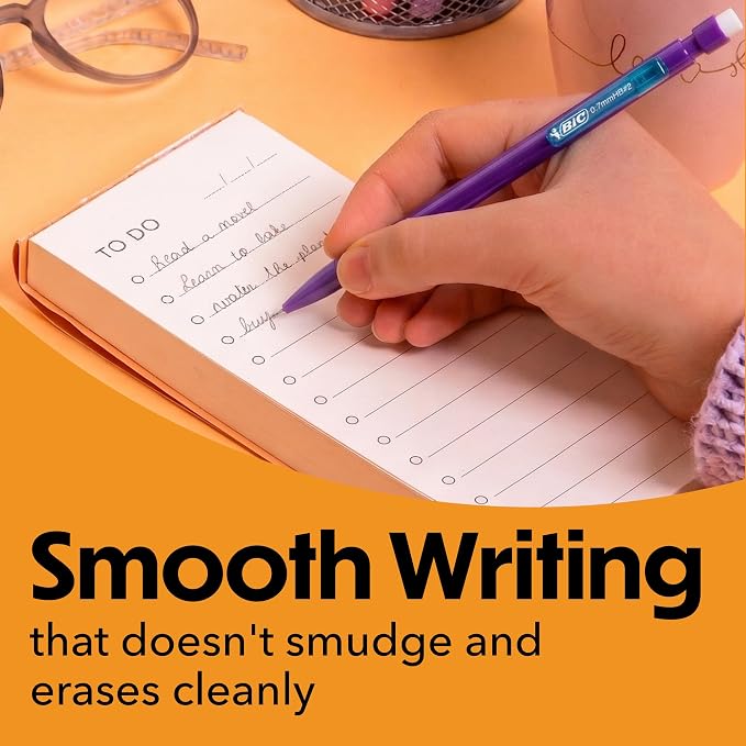 BIC Xtra Smooth Bright Edition Mechanical Pencils, 0.7 mm Medium Point - Image 6