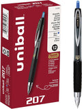 uniball 207 Retractable Gel Pens, Micro Point, 12 Pack by uni-ball