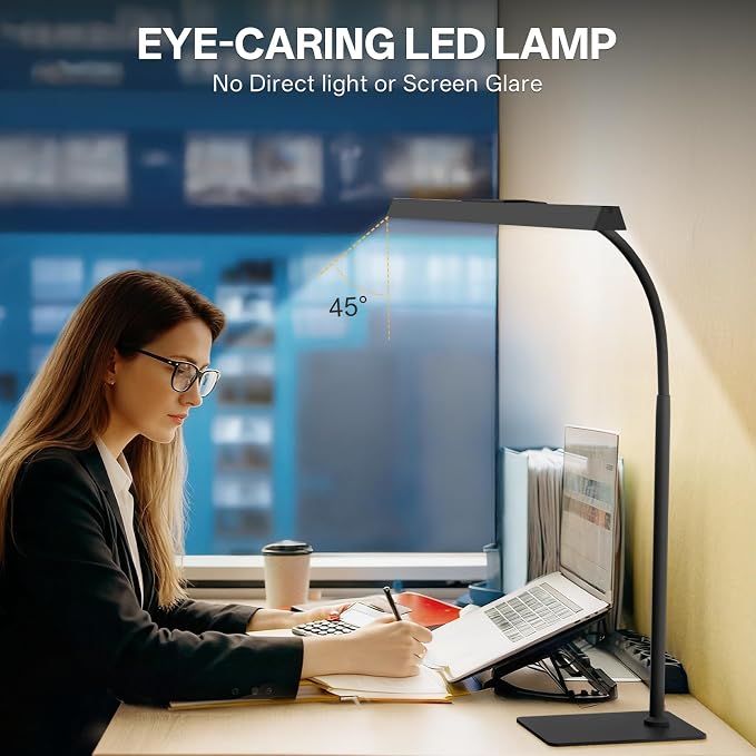 Kary LED Desk Lamp with Base, Eye-Care Architect Light - Image 3