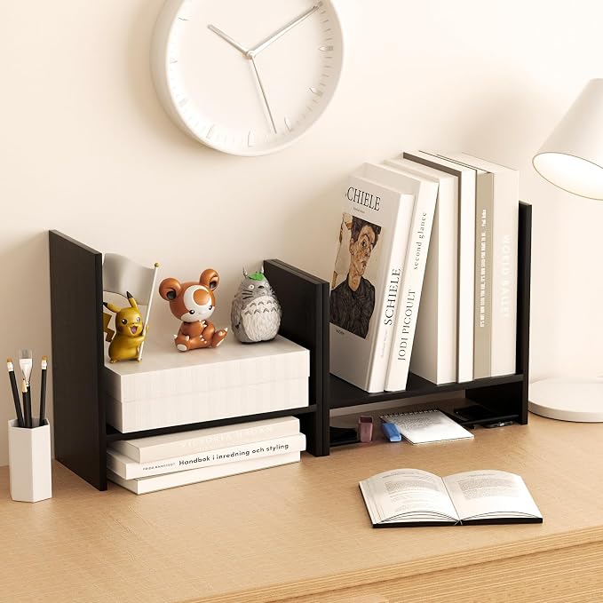 Desk Shelves Wood Desktop Orgnizer Shelf.Office Organization - Image 3