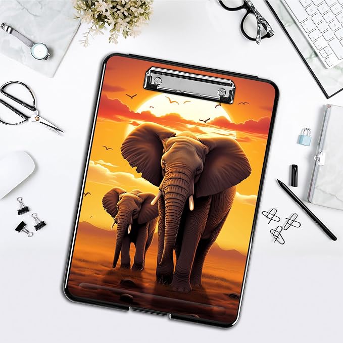 Clipboard with Storage, Office Supplies Nursing Clipboards Folder with Pen - Image 4
