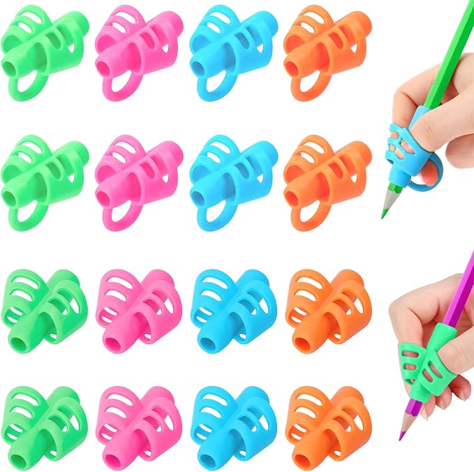 SANNIX 16 PCS Pencil Grips for Kids & Adults - Image 8