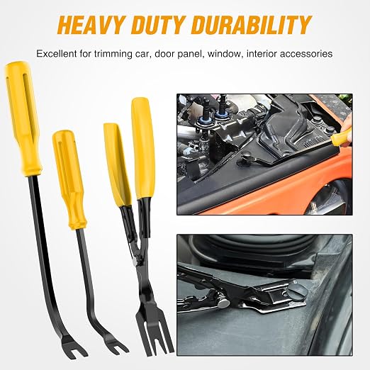 GOOACC 238Pcs Trim Removal Tool, Auto Push Pin Bumper Retainer Clip Set - Image 3