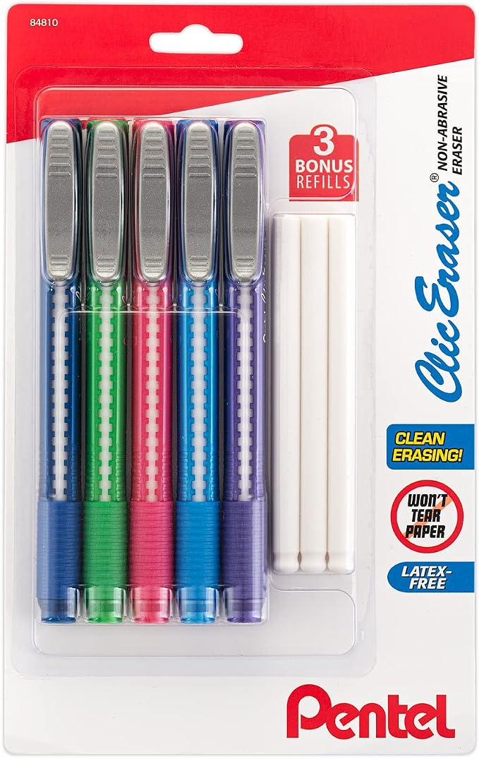 Pentel Clic Retractable Eraser by PentelofAmerica