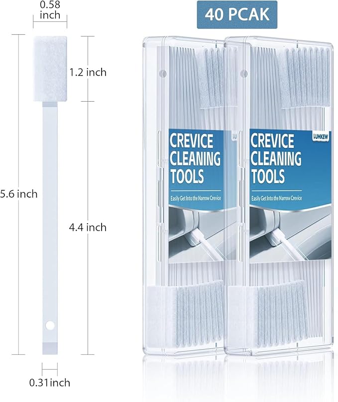 Lumkew 40Pcs Disposable Crevice Cleaning Brushes - Image 7