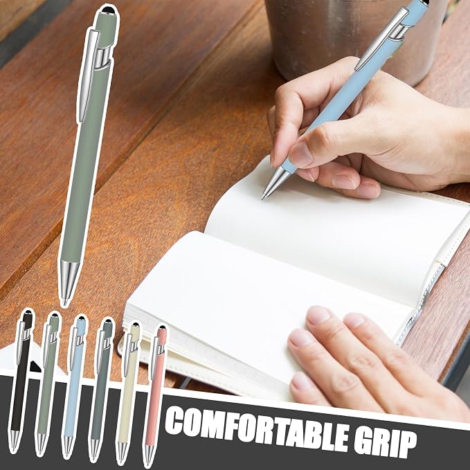 6 Pcs Blue Ink Ballpoint Pen - Image 5