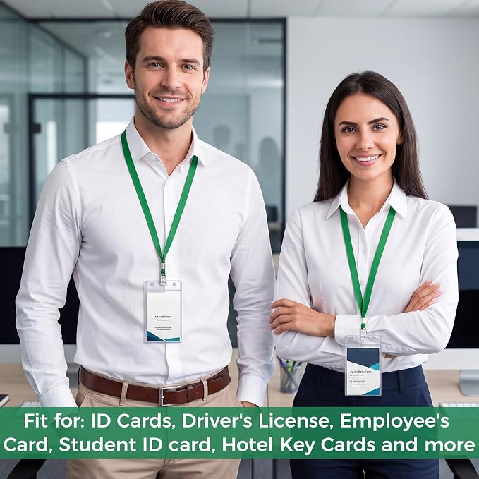 Marspark 20 Pcs ID Badge Holder - Image 5