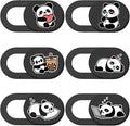 Panda Camera Cover Webcam Cover Slide Cute Animal Design Privacy Guard Webcam by PRESSINART