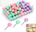 100 Pcs Macaron Decorative Push Pins by Unknown
