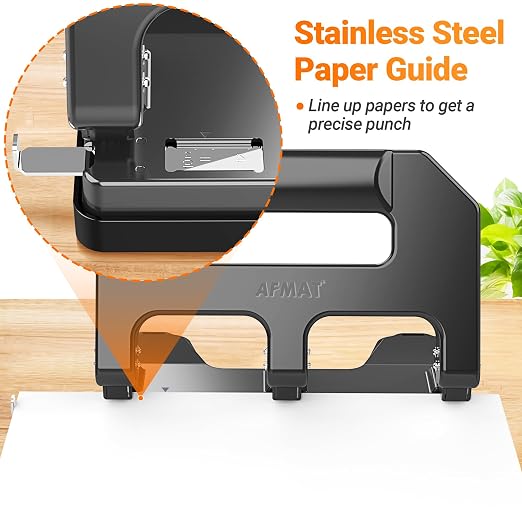 AFMAT Heavy Duty 3 Hole Punch, 3 Hole Puncher - Image 5