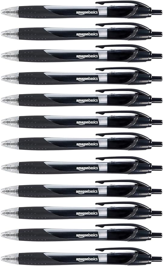 Amazon Basics Retractable Gel Ink Pens by AmazonBasics