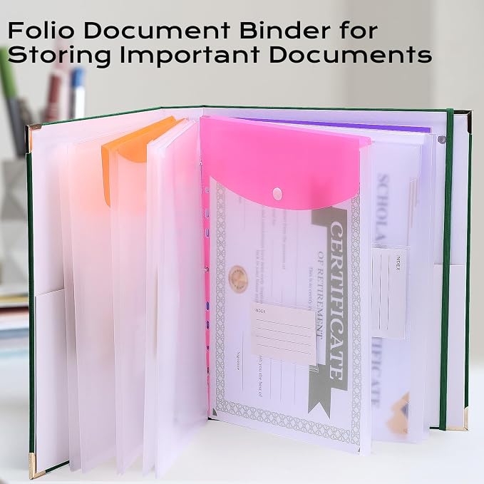 XKDOUS Important Document Organizer Folio Folders - Image 7