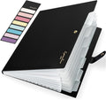 Sooez Accordion File Organizer 8 Pocket, Expanding File Folder by Sooez