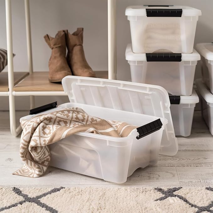 IRIS USA 13 QT Plastic Storage Box - Image 3