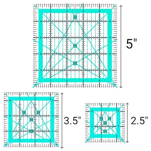 Quilting Rulers, 3 Square Quilting Ruler - Image 5