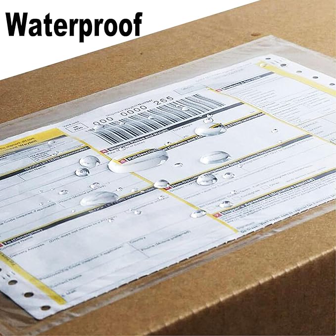 200 Pcs-4.5x5.5In Shipping Envelopes, Packing List Mailing Envelopes Clear - Image 3