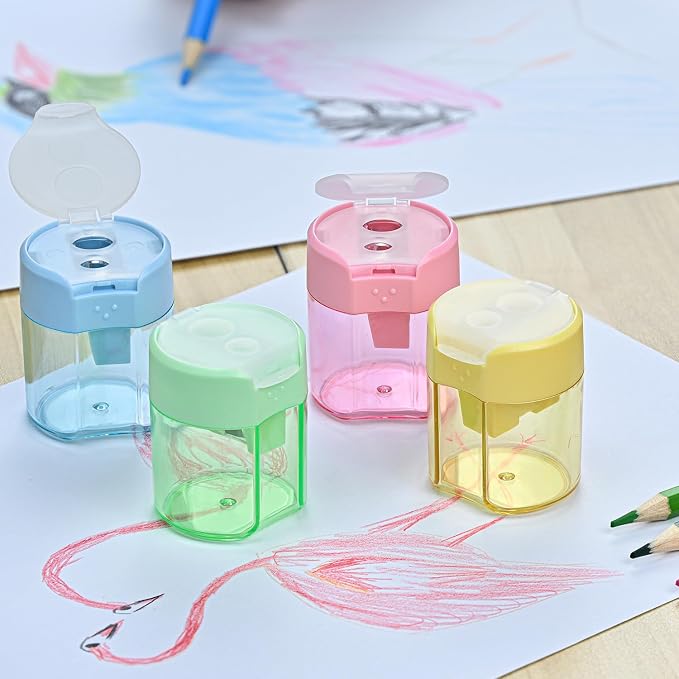 Colored Pencil Sharpener Bulk for Kids Manual Handheld Crayon Sharpeners | - Image 6