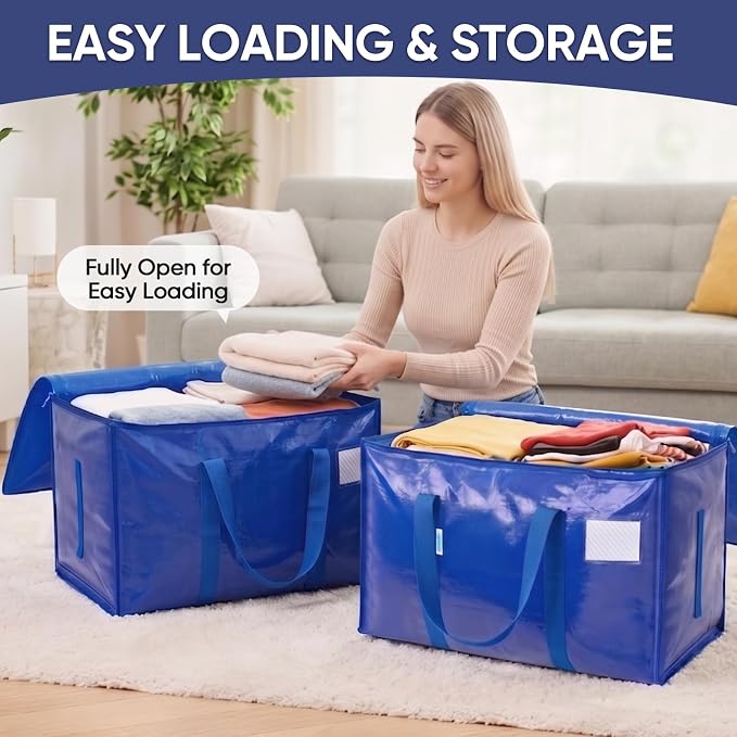 TICONN 2 Pack Extra Large Moving Bags Heavy Duty - Image 3
