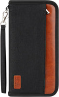 Passport Holder Family Travel Large RFID Blocking Passport Organizer, Travel by Boonbery