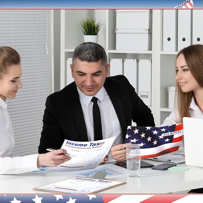 200 Pcs Tax Return Folders & Envelopes Set 9 x 12 Inch 100 Printed Envelopes - Image 7