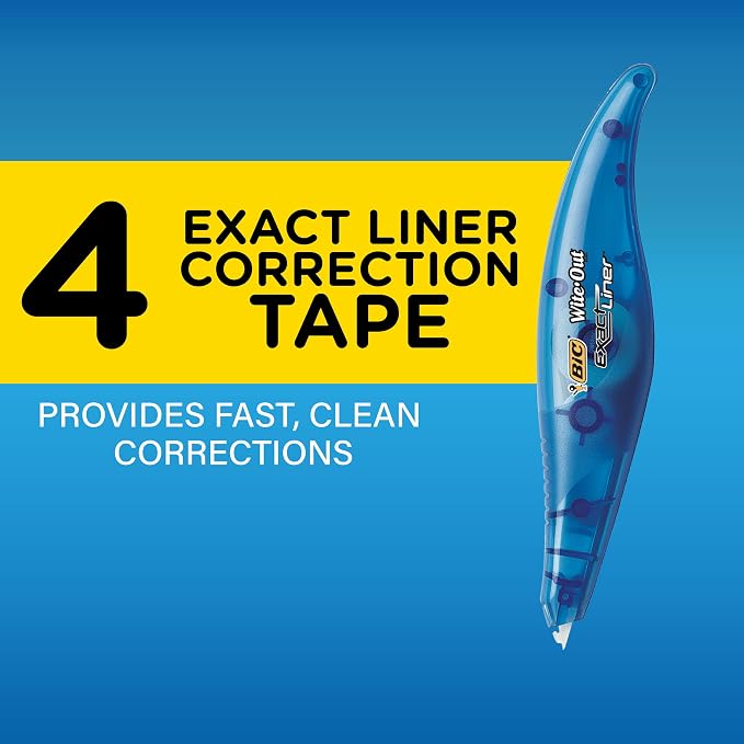 BIC Wite-Out Brand Exact Liner Correction Tape, 19.6 Feet, Clean and Easy to - Image 3