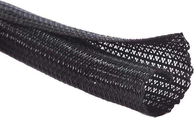 Alex Tech 10ft - 1/2 inch Cord Protector Wire Loom Tubing Cable Sleeve Split by AlexTech