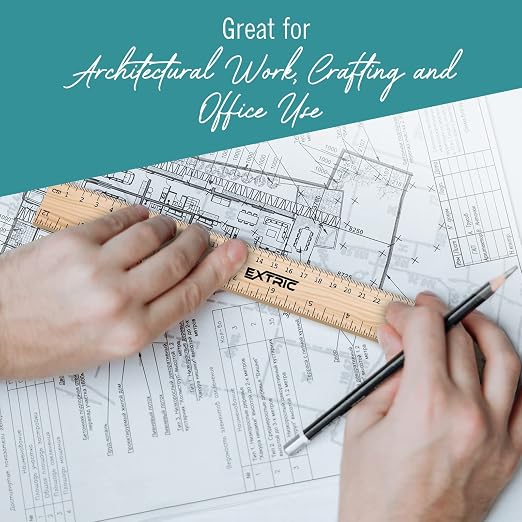 Rulers 12 Inch, Rulers Bulk for Classroom – Wooden Ruler for Kids 36 Pack Great - Image 6