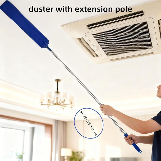 Retractable Gap Dust Cleaner Under Appliance Cleaning Tool, Flat Duster - Image 5