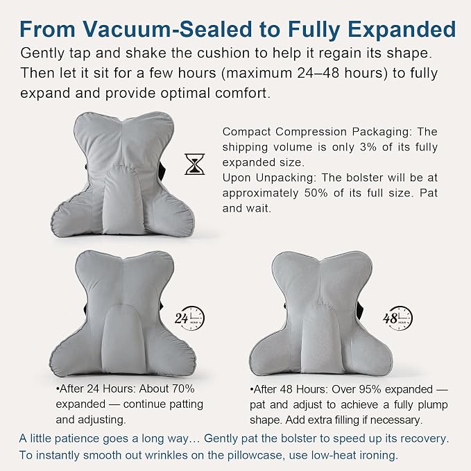 Lumbar Back Pillow, Supportive Back Cushion - Image 8