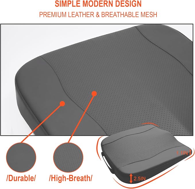 Lofty Aim Car Seat Cushion, Comfort Memory Foam Car Cushions - Image 8