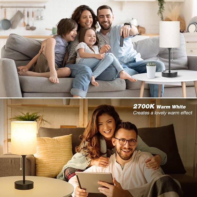 Small Bedside Lamps 3 Color Modes - Image 6