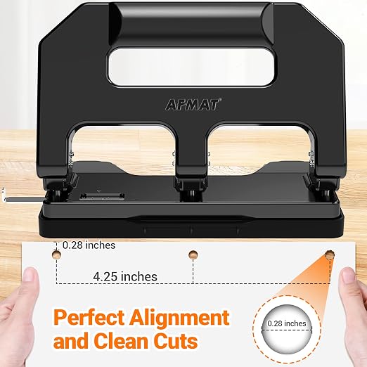 AFMAT HPX1 Heavy Duty 3 Hole Punch, 3 Hole Puncher - Image 6