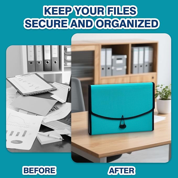 H4D 13-Pocket Accordion File Organizer - Image 6
